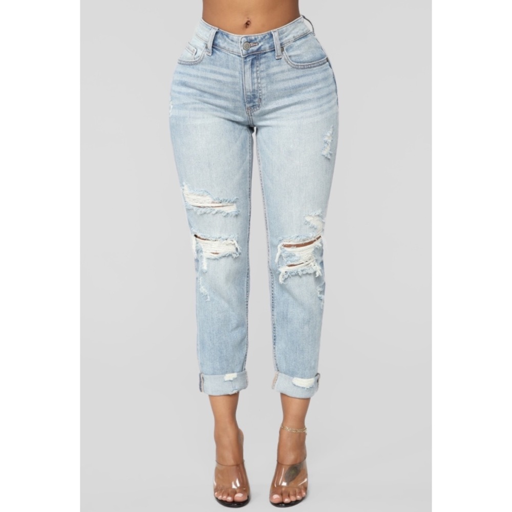 Tryna Come Up Boyfriend Jeans
